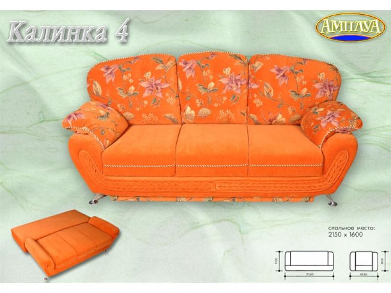 диван прямой калинка-4 еврокнижка в Хабаровске