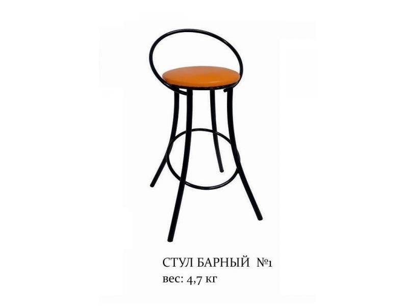 стул барный №1 с окрашенным металлокаркасом в Хабаровске
