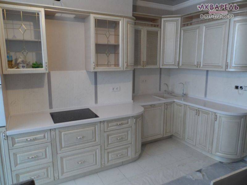 угловая кухня в пленке пвх в Хабаровске