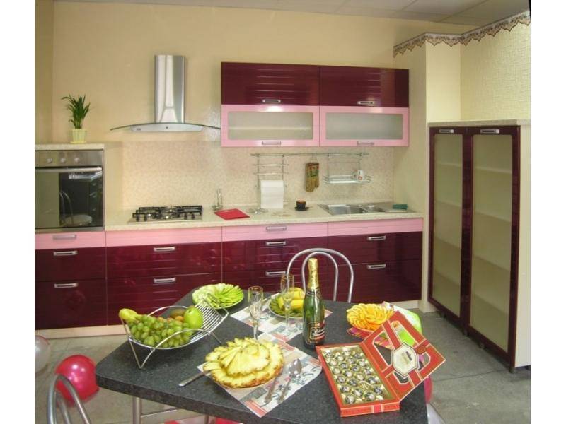 кухонный гарнитур прямой 25 в Хабаровске