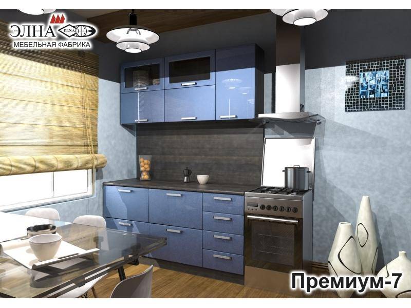 кухня прямая премиум 7 в Хабаровске