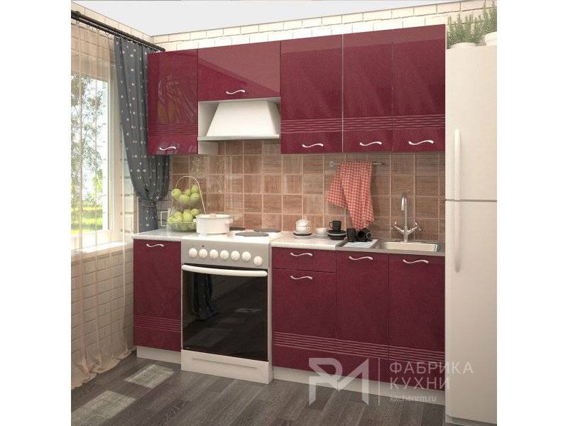 кухня гламур с фрезеровкой волна в Хабаровске