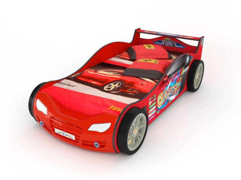 кровать машина rх800е red (190*90) gsr-8015r в Хабаровске