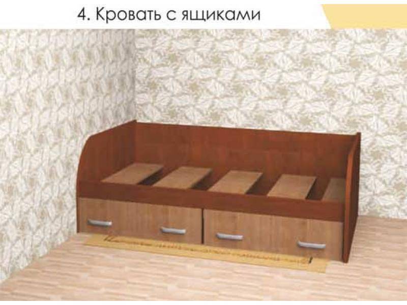 кровать с ящиками в Хабаровске