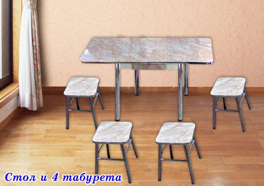 стол с табуретами в Хабаровске