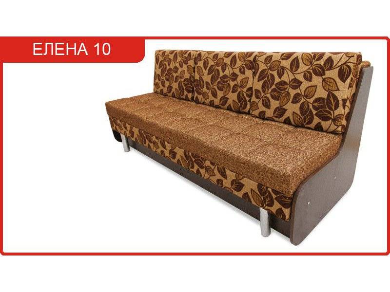 кухонный прямой диван елена 10 в Хабаровске