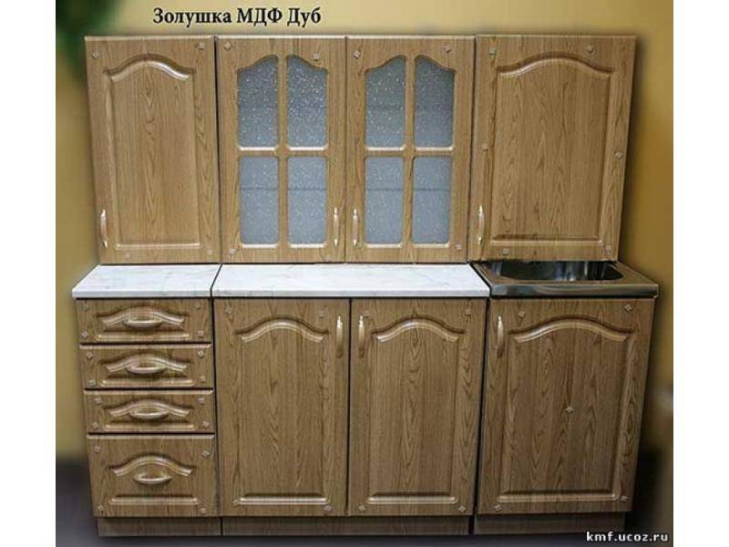 кухня золушка мдф дуб в Хабаровске