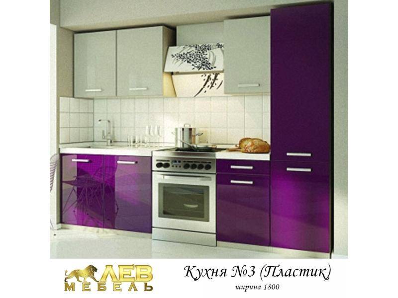 кухня пластик 3 в Хабаровске