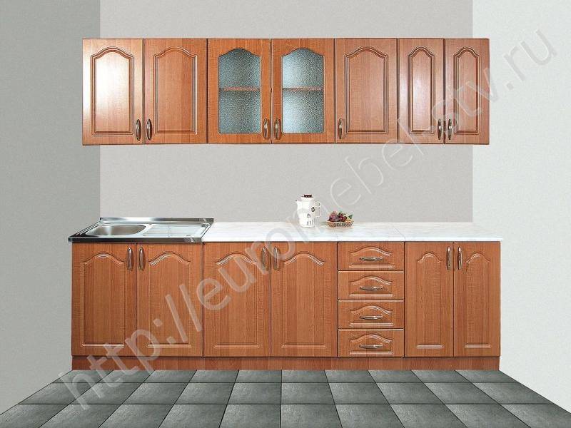 кухонный гарнитур прямой классика в Хабаровске
