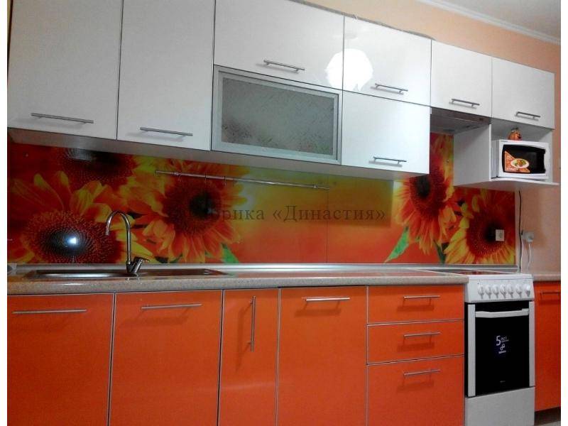 оранжевая кухня в Хабаровске