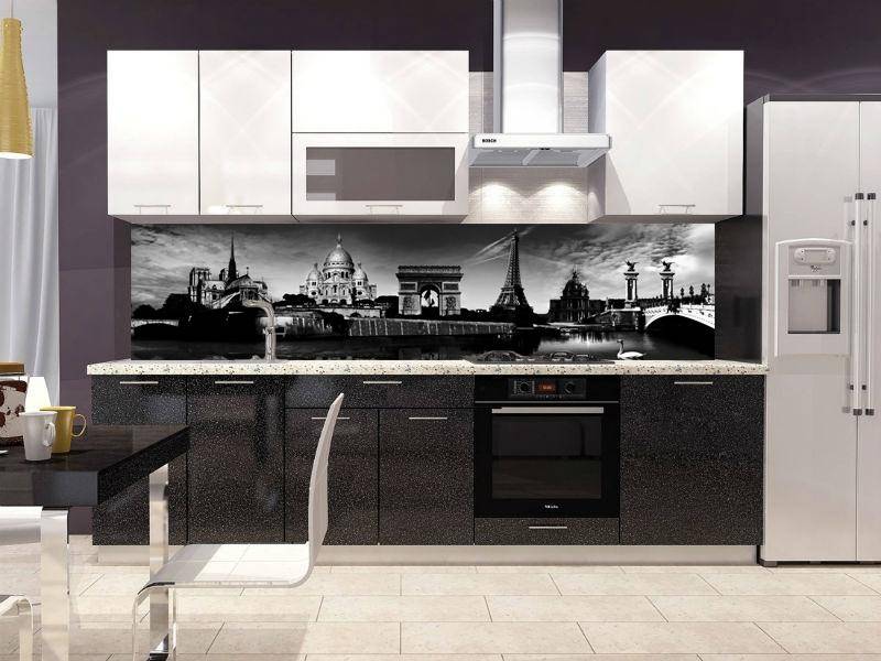 прямая кухня классика в модерне 006 в Хабаровске