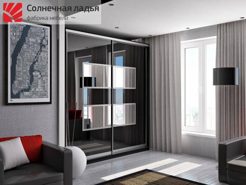 шкаф - купе для гостиной 6 в Хабаровске