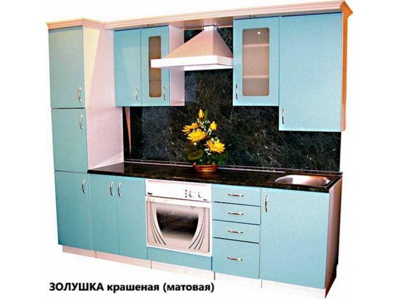 кухня золушка крашеная матовая в Хабаровске