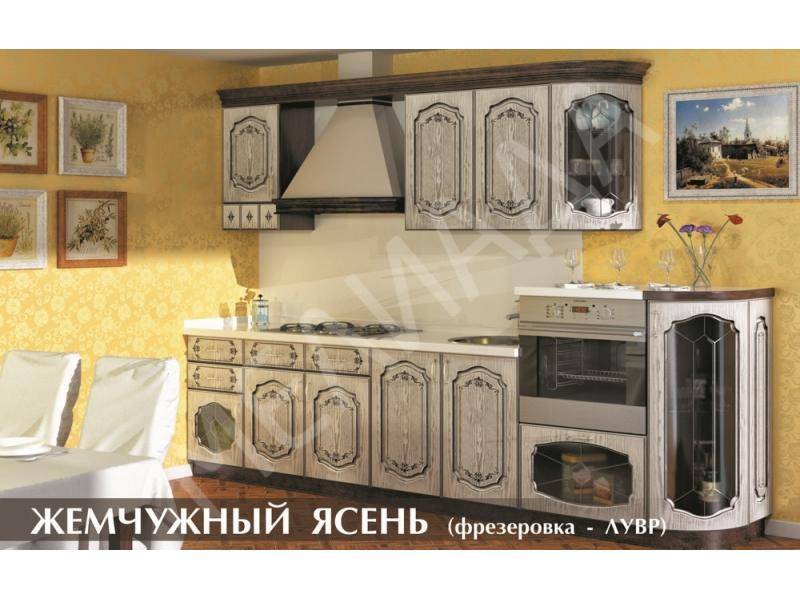 кухня жемчужный ясень в Хабаровске