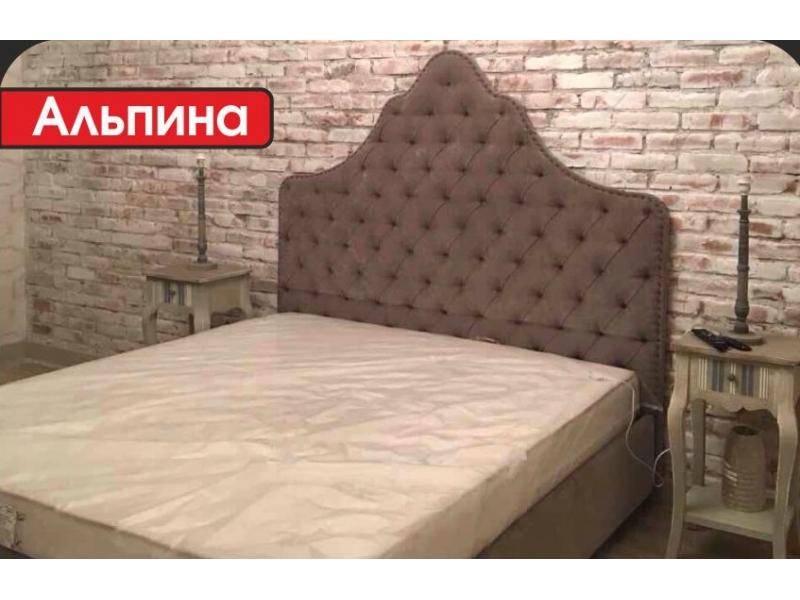 кровать с высоким изголовьем альпина в Хабаровске