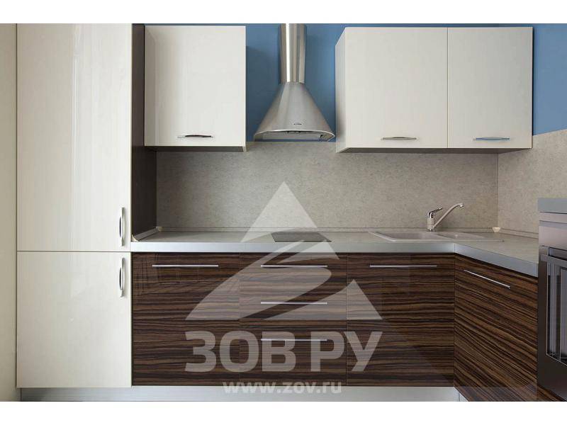 кухонный гарнитур шпон глянец в Хабаровске