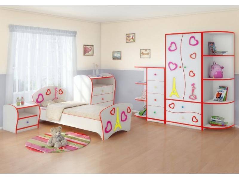 спальный гарнитур соната kids для девочки в Хабаровске