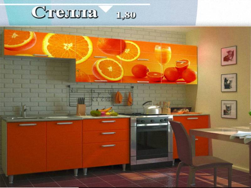 кухонный гарнитур «стелла» в Хабаровске
