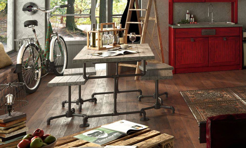 столовая группа home collection в стиле loft в Хабаровске