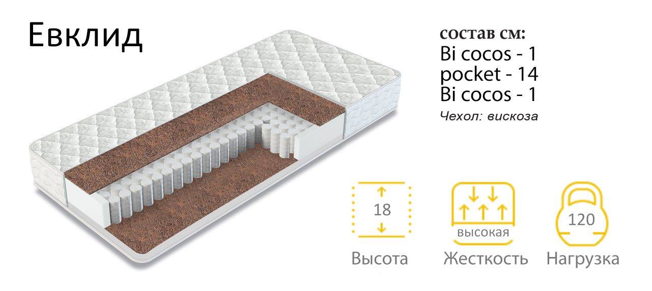 матрас евклид в Хабаровске