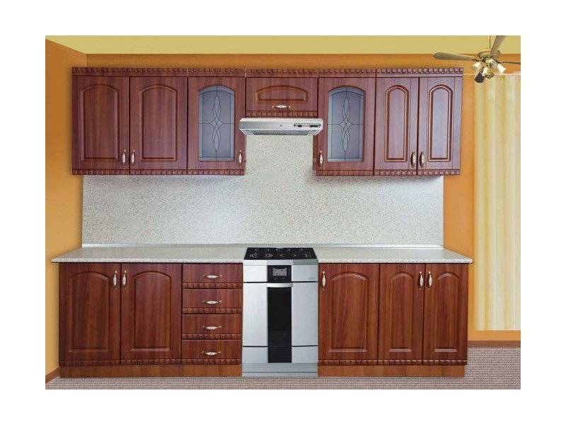прямая кухня фасад ладья в Хабаровске