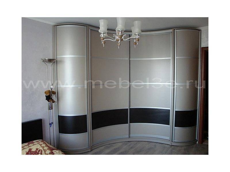 радиусный шкаф-купе 2600х2600 в Хабаровске