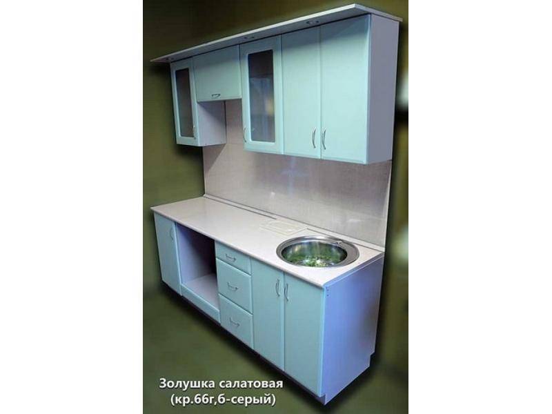 кухня золушка салатовая в Хабаровске