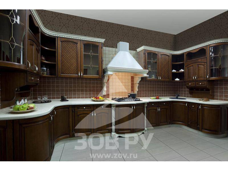 кухонный гарнитур массив ясень т502/109 в Хабаровске