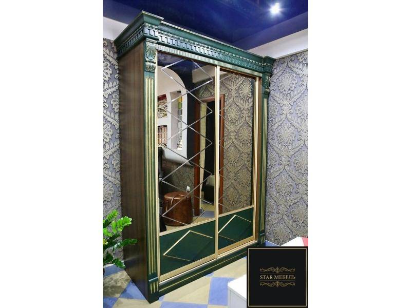 стильный шкаф-купе с зеркалом в Хабаровске
