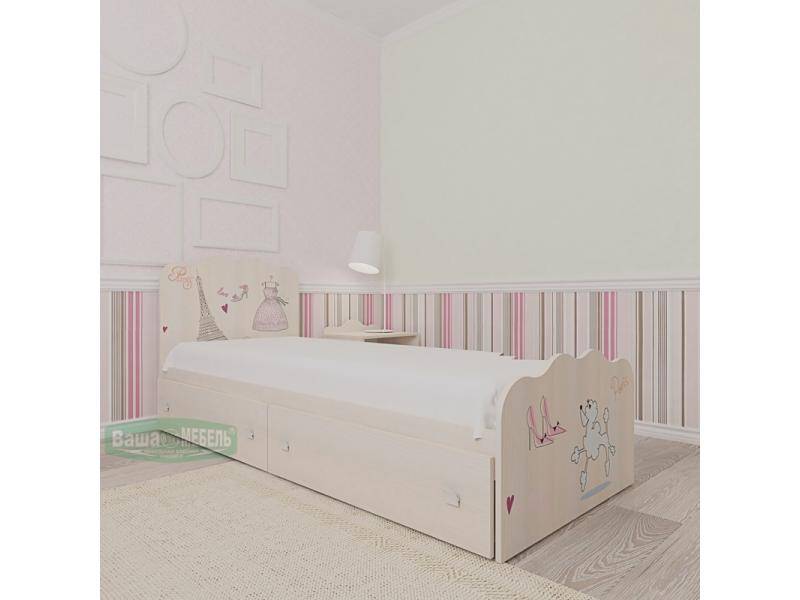 кровать детская односпальная bed paris в Хабаровске