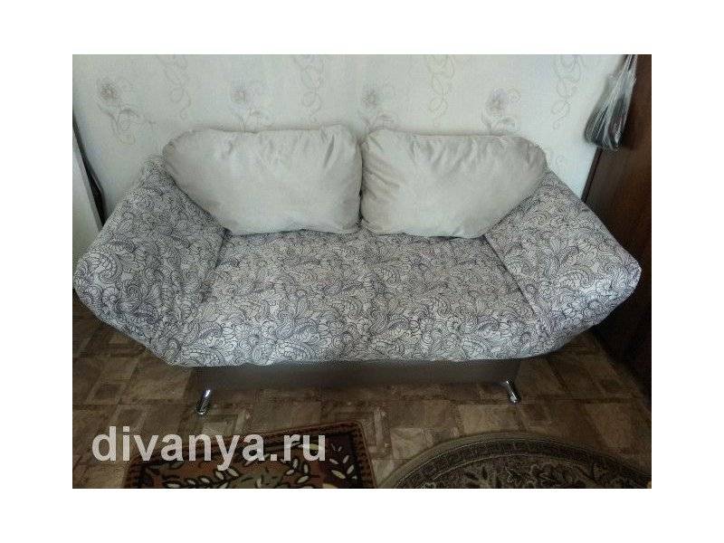мягкий диван клик-кляк никко камелия вайт в Хабаровске