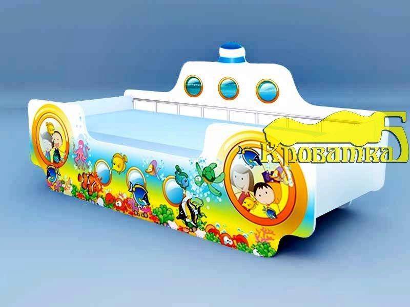 яркая кровать кораблик субмарина в Хабаровске