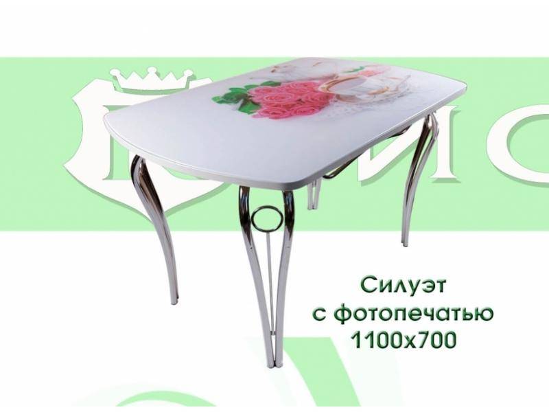 стол обеденный силуэт с фотопечатью в Хабаровске