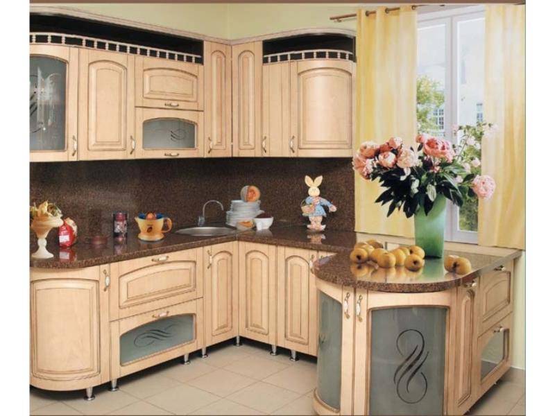 кухонный гарнитур угловой классика в Хабаровске