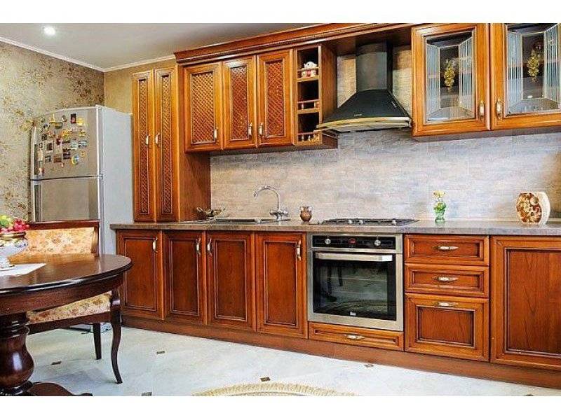 кухня арт из массива 002 в Хабаровске