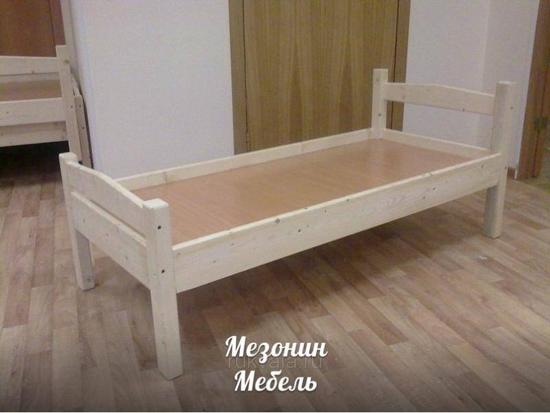 кровать детская из массива мезонин эко в Хабаровске