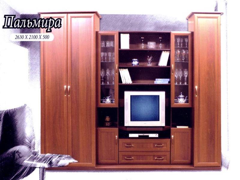 гостиная стенка пальмира 2+1 в Хабаровске