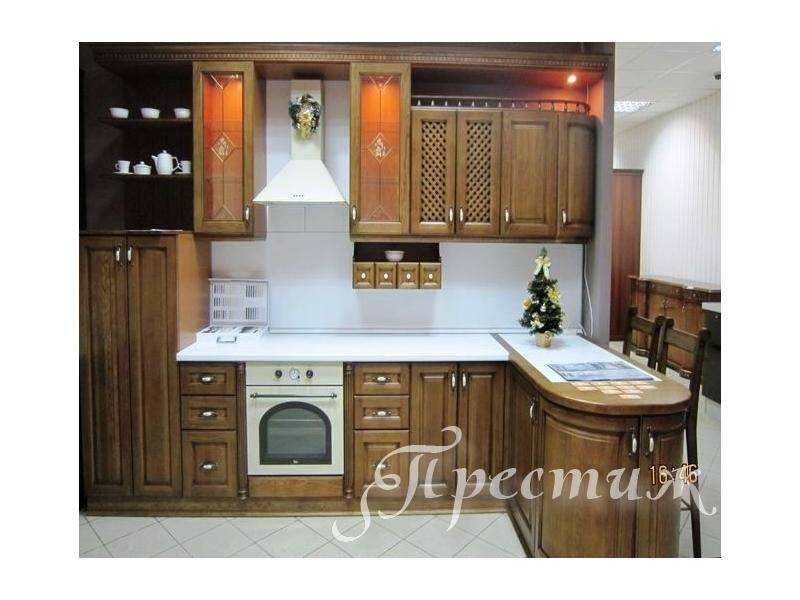 кухня из массива дерева prestij в Хабаровске
