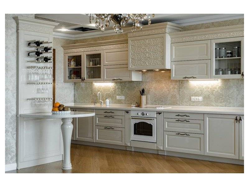 изысканная прямая кухня в Хабаровске