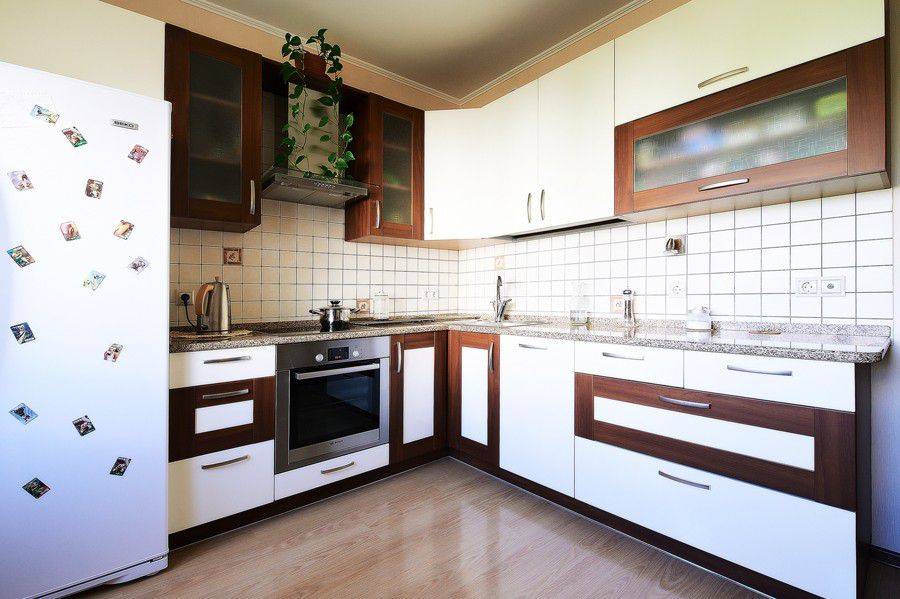 угловая кухня рамочный фасад в Хабаровске