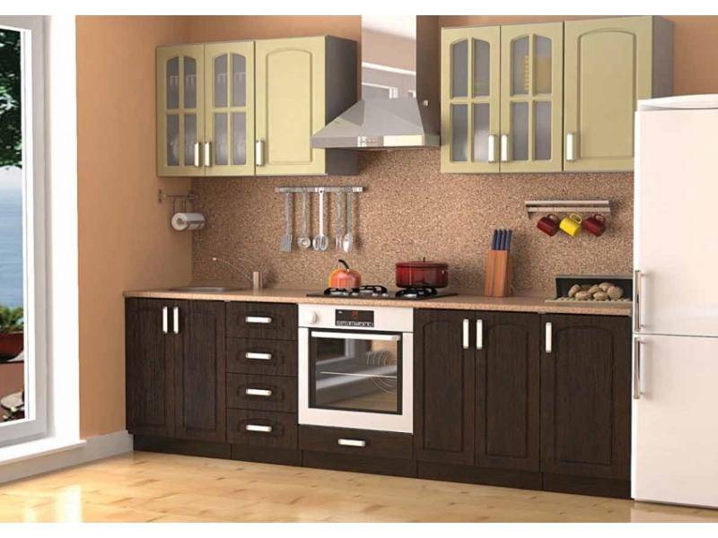 удобная прямая кухня в Хабаровске
