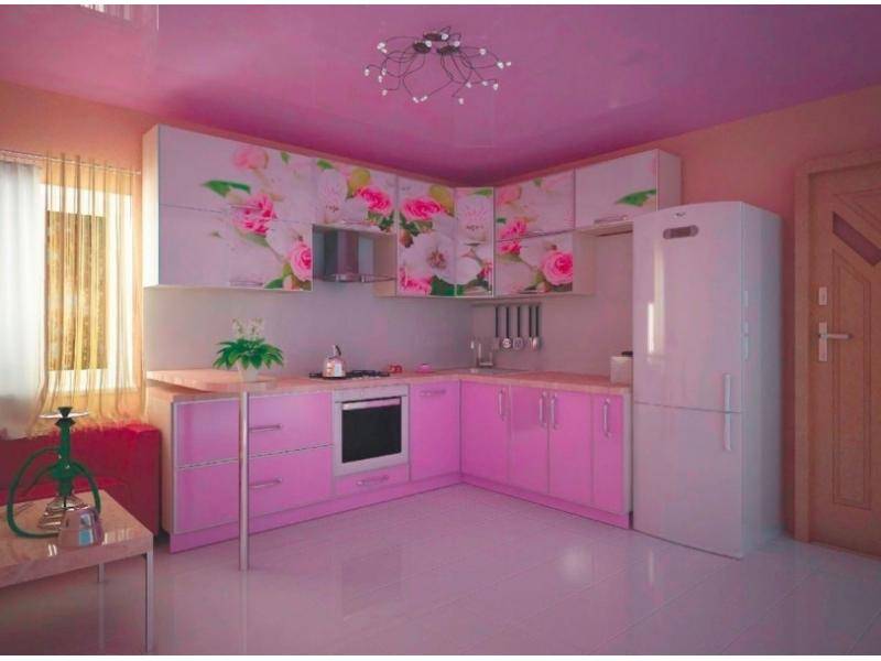 кухня нежный букет в Хабаровске