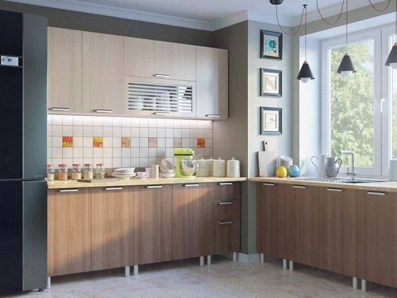 кухонный гарнитур лдсп карамель в Хабаровске