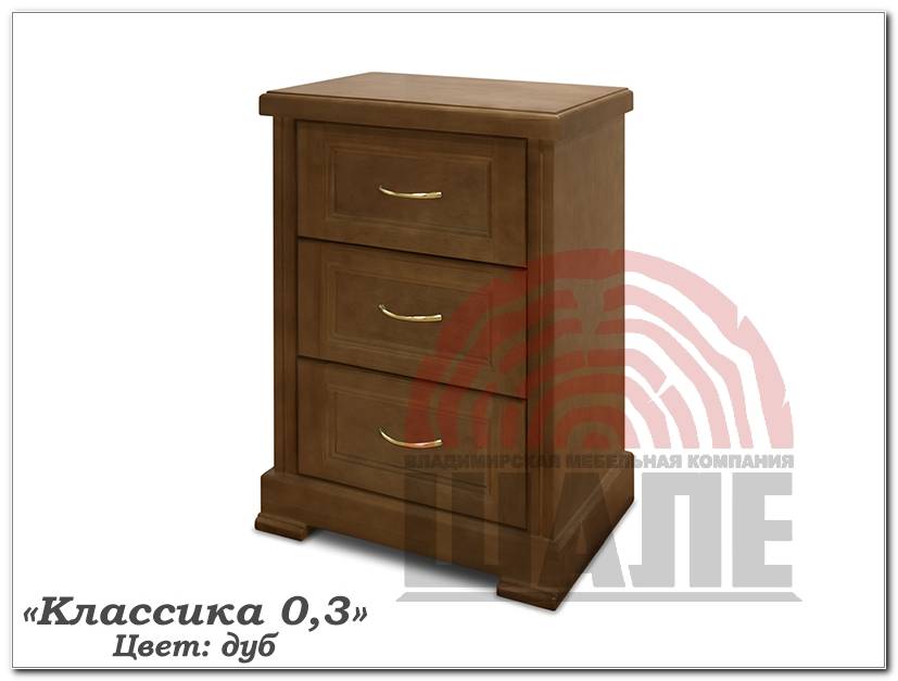 тумба прикроватная классика в Хабаровске