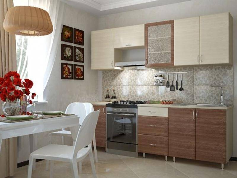 кухонный гарнитур прямой уют 2.4 в Хабаровске