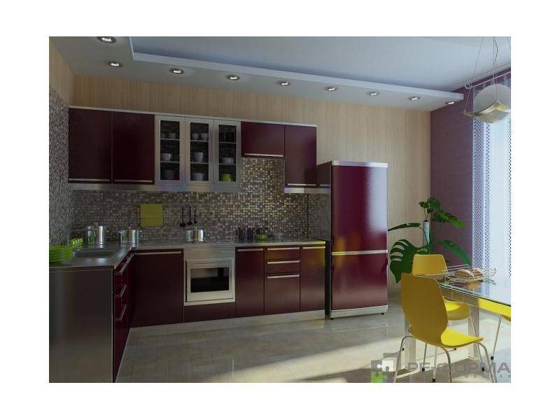 прямая кухня модерн 027 в Хабаровске