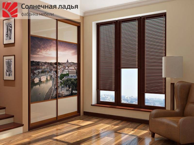 шкаф - купе для гостиной 9 в Хабаровске