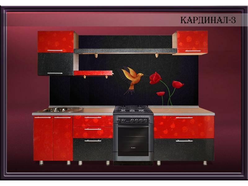 кухонный гарнитур кардинал 3 в Хабаровске