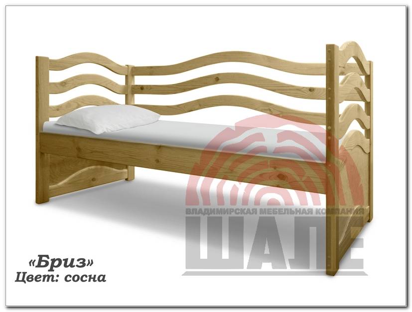 кровать с высокой спинкой бриз в Хабаровске