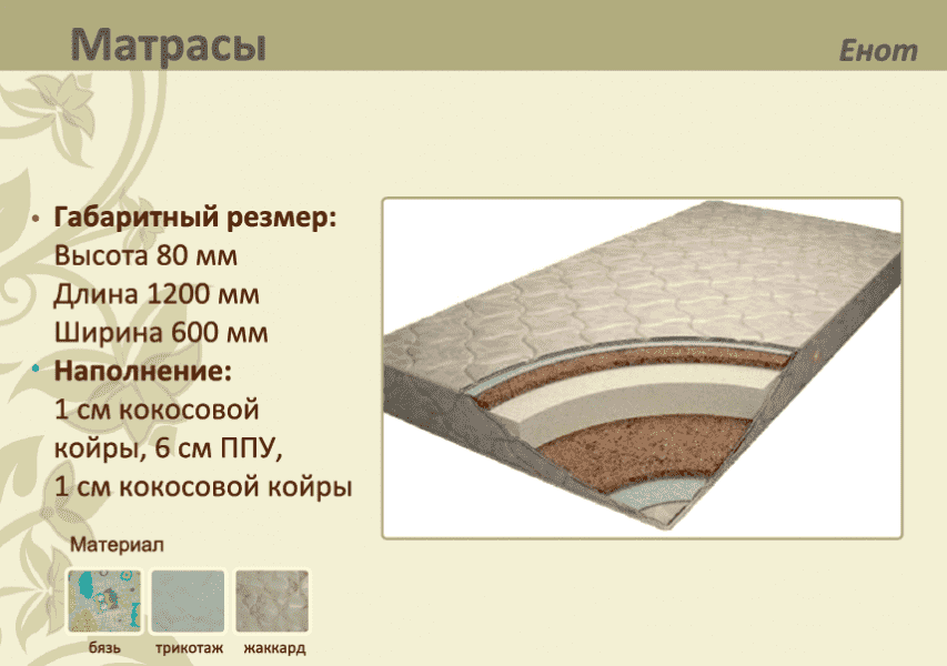 детский матрас енот в Хабаровске